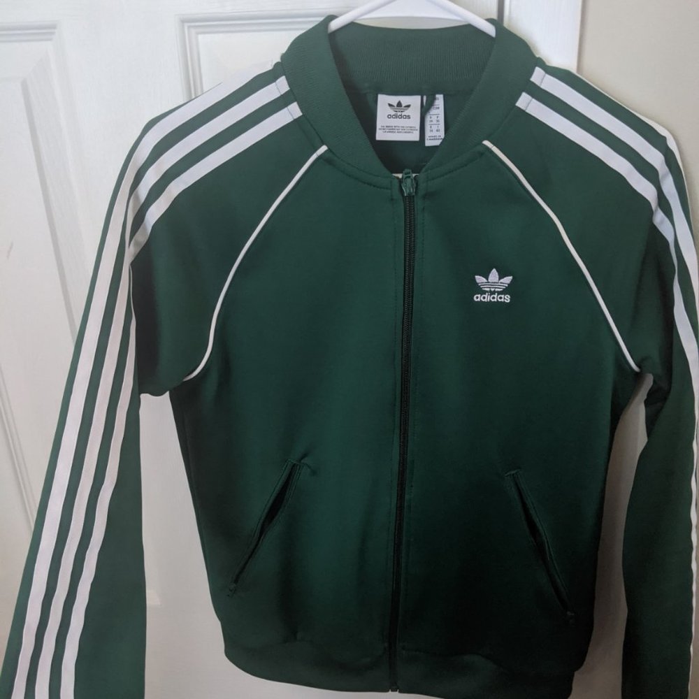 Adidas Women's Track Suit Green size M
